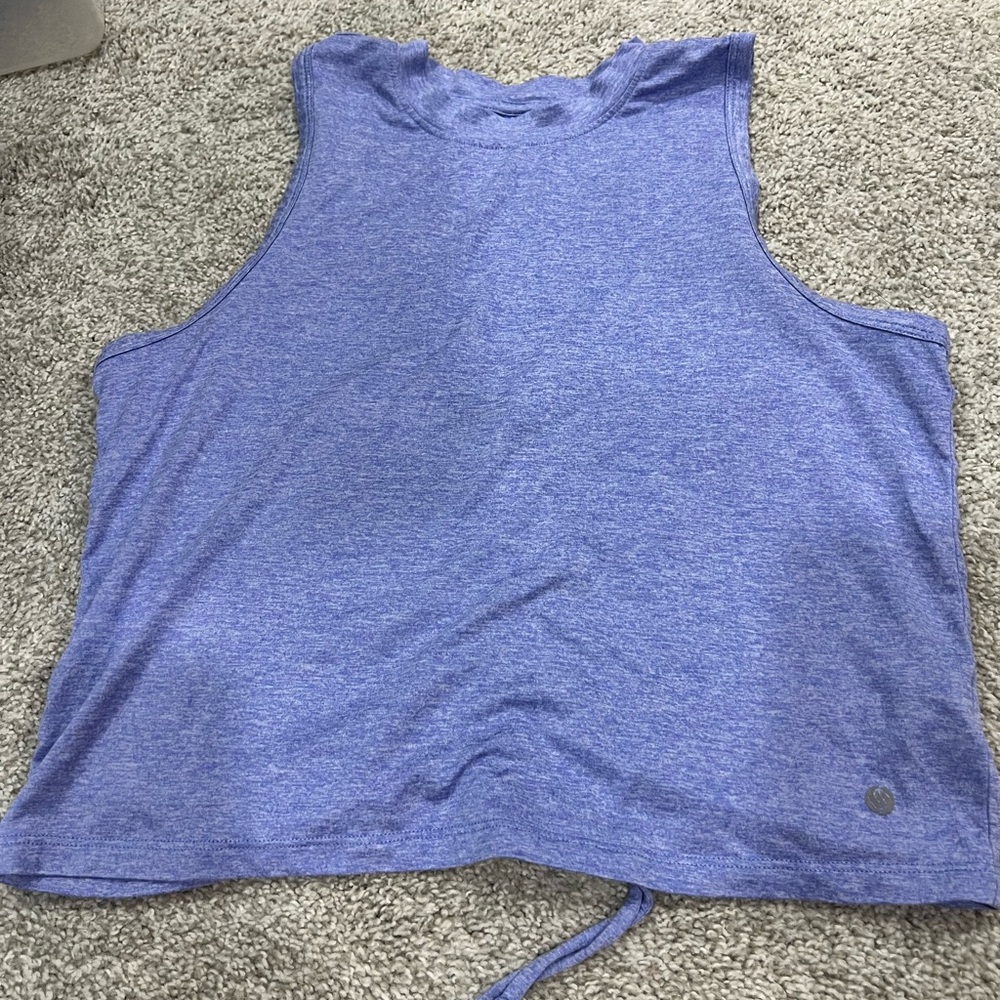 Women's purple tank top